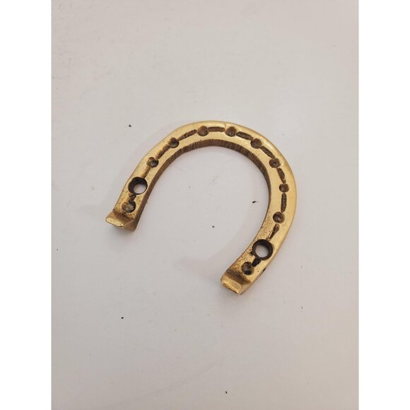 Other - vintage brass horseshoe lucky horseshoe, horseshoe, vintage old horseshoe,